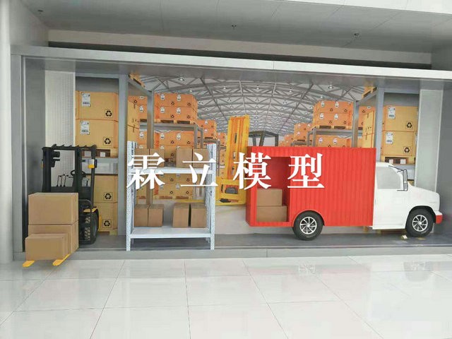 霍尼韋爾館——貨車模型、叉車模型